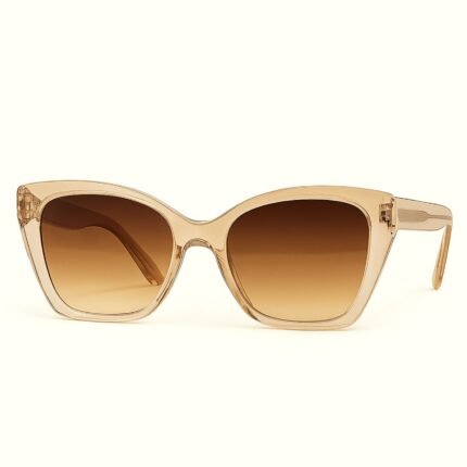 Crystal Nude Cat-Eye UV Sunglasses - Image 2