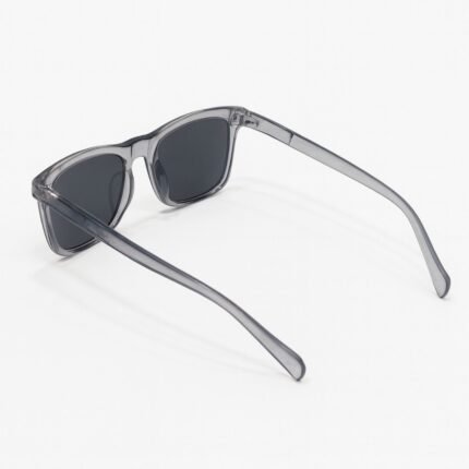 Grey Transparent Frame with Dark Lenses – Unisex Sunglasses - Image 2