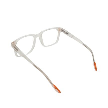 Piramyd Lightweight Matte White Rectangle Spectacle Frame - Image 3