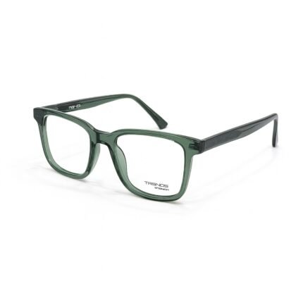 Trends Forest Green Square Eyeglass Frame