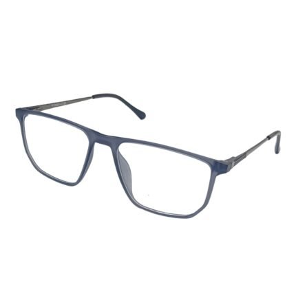 Trends Matte Blue Rectangle Eyeglass Frame - Image 2