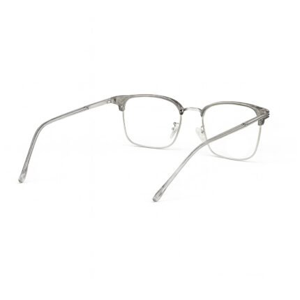 Ben Hunt Clubmaster Semi-Rim Eyeglasses – Lightweight Metal Frame - Image 3
