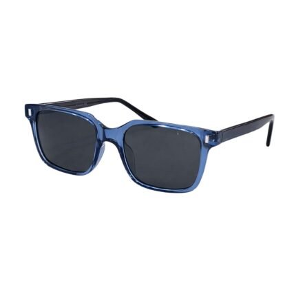 Classic Blue Transparent Square Sunglasses