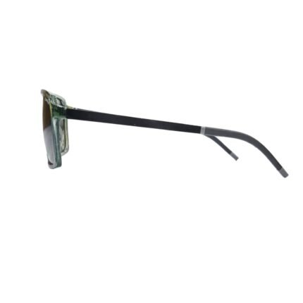 Green Square Sunglasses with Dark Grey Lenses - Image 3