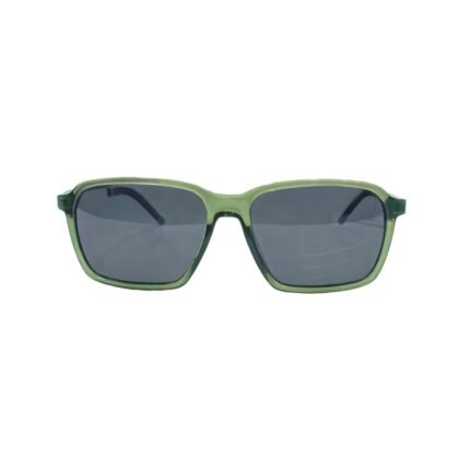 Green Square Sunglasses with Dark Grey Lenses - Image 2