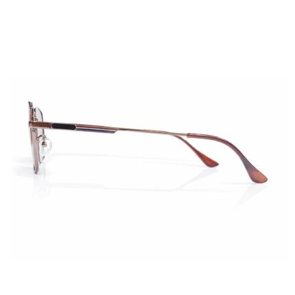 Gunmetal Square Sunglasses with Grey Tinted Lenses - Image 3