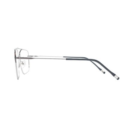 Lightweight Silver Square Eyewear Frame - Image 3