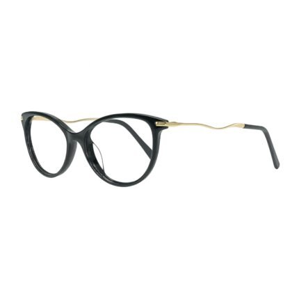 Shining Black Cat-Eye Eyeglasses – Lightweight & Stylish
