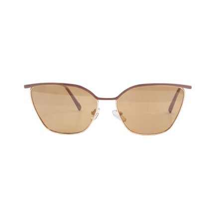 Unisex Square Metal Sunglasses with Gradient Lens - Image 2