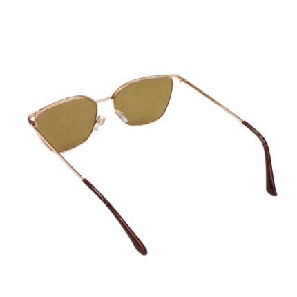 Unisex Square Metal Sunglasses with Gradient Lens - Image 3
